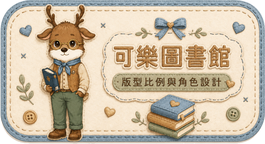 可樂圖書館 Teddy Castle 版型比例與角色設計文章入口