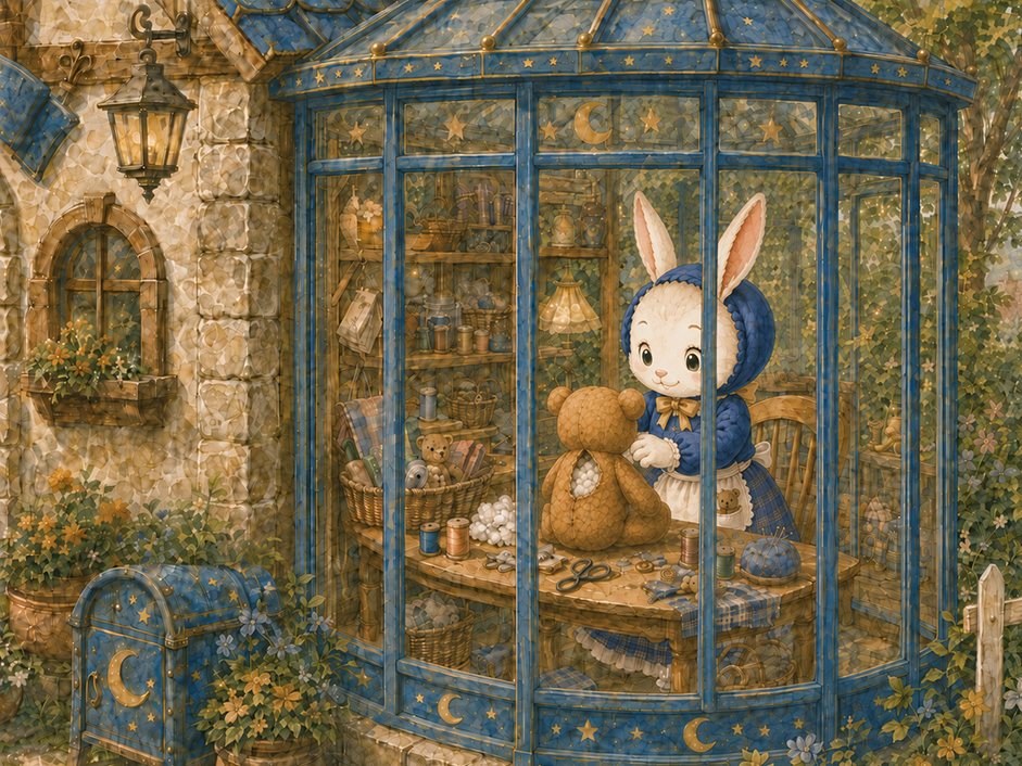 Teddy Castle 半月製作書｜填充與塑形手感 主圖