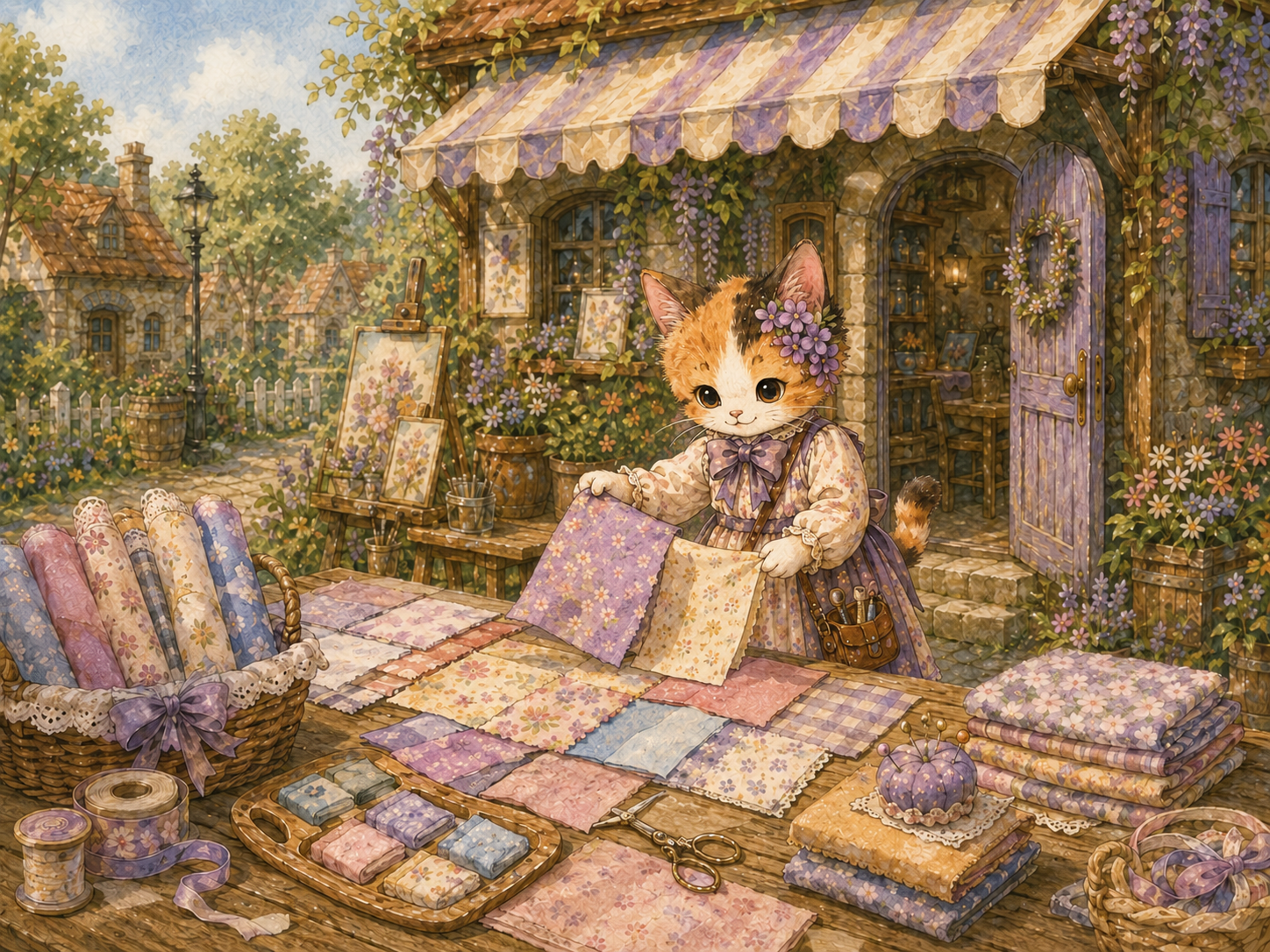 Teddy Castle 招財調色板｜作品配色與風格 主圖