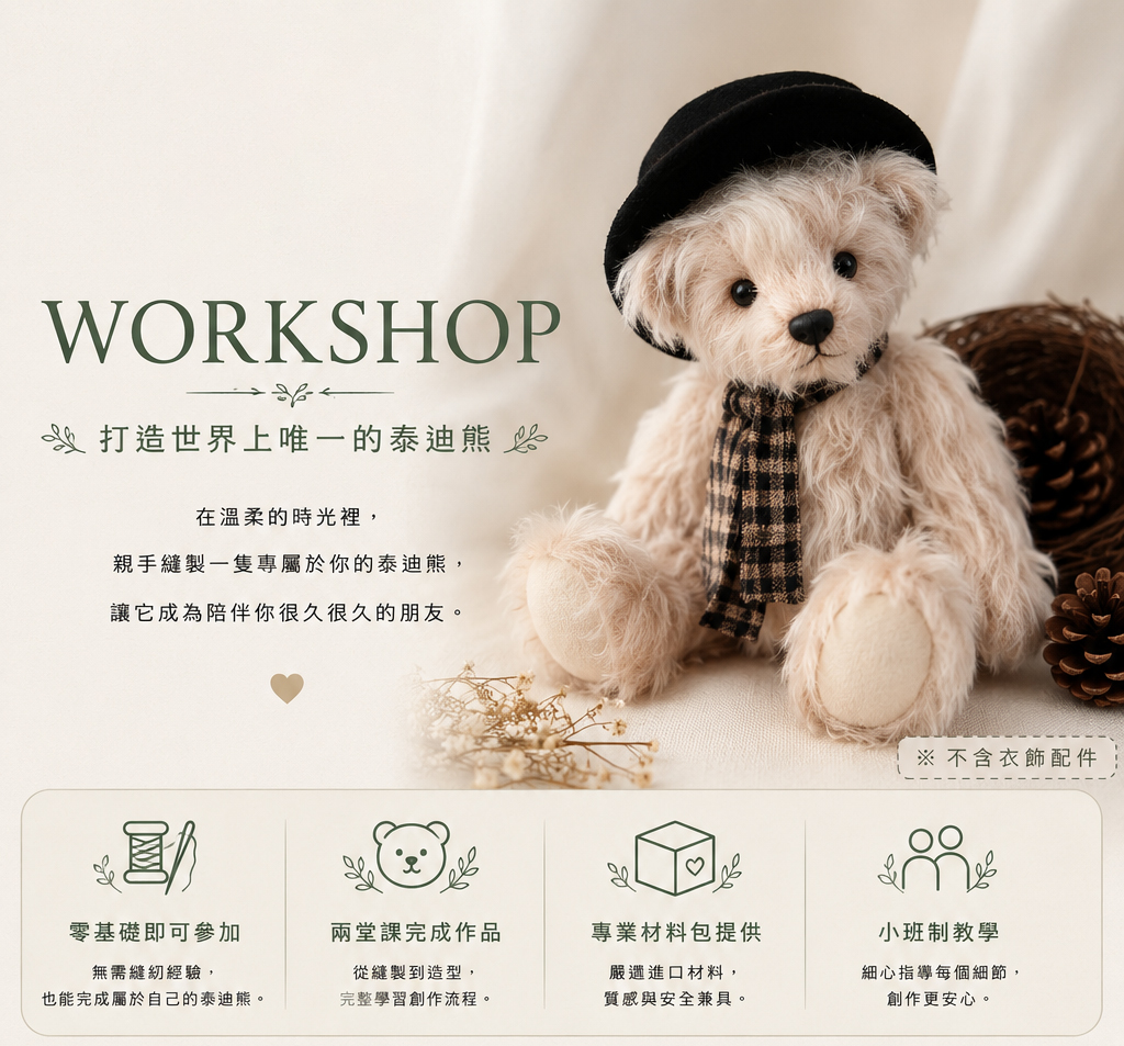 Teddy Castle Workshop 打造世界上唯一的泰迪熊